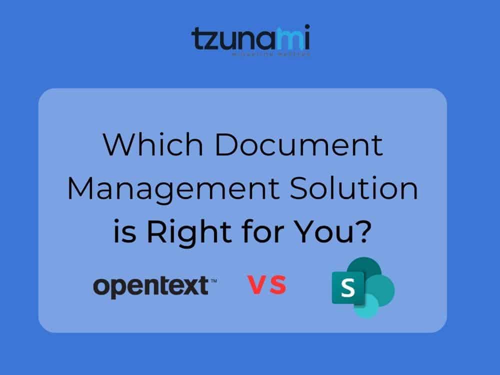OpenText VS SharePoint